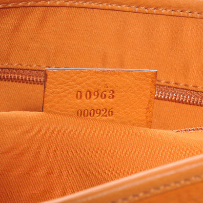 Gucci Leather Jackie O Hobo Orange 7 of 8