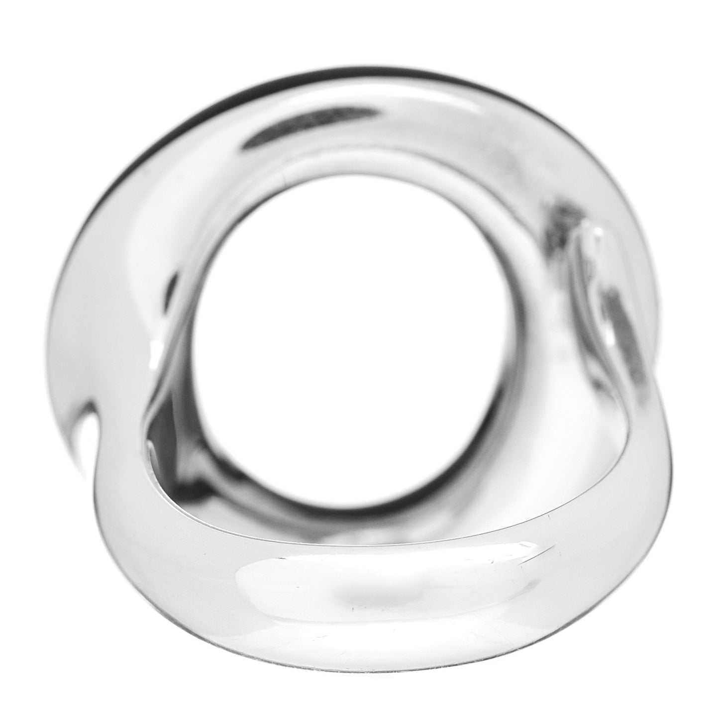 Sterling Silver Black Jade Elsa Peretti Sevillana Ring 51 5.75