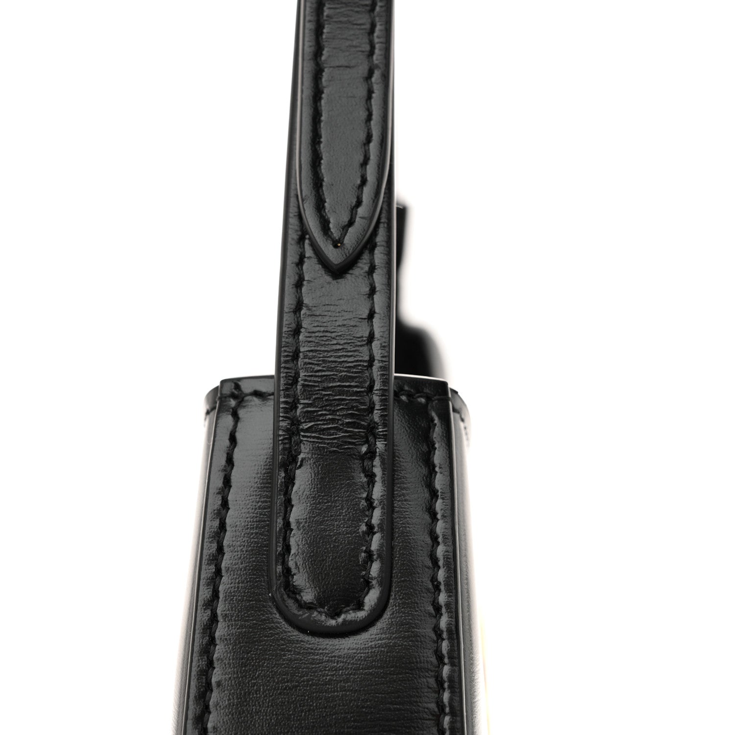 Celine Shiny Calfskin Medium Tilly Triomphe Shoulder Bag Black 10 of 10
