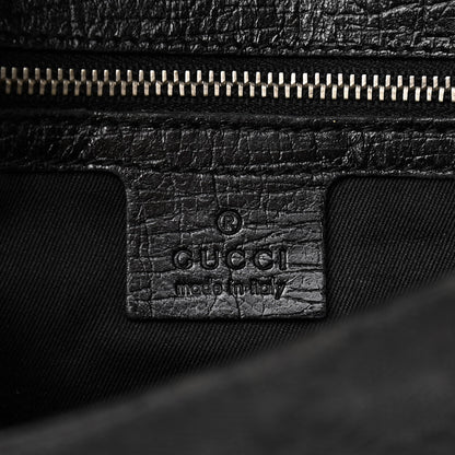 Gucci Monogram Horsebit Chain Flap Shoulder Bag Black 6 of 12