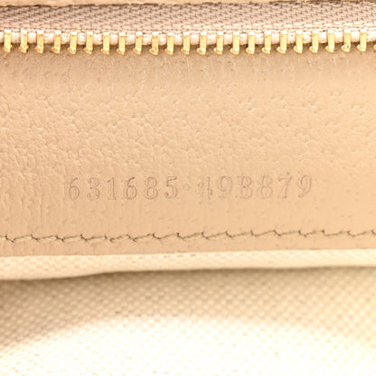 Gucci GG Supreme Monogram Textured Dollar Calfskin Web Medium Ophidia Shopping Tote Beige Mystic White Oatmeal 7 of 12
