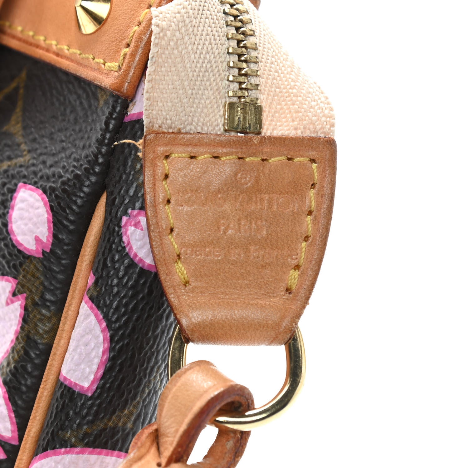 Louis Vuitton Monogram Cherry Blossom Pochette Accessories Brown 6 of 9