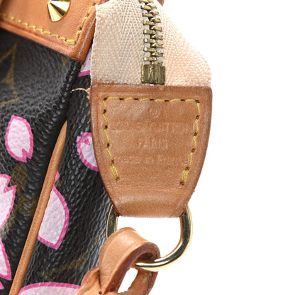 Louis Vuitton Monogram Cherry Blossom Pochette Accessories Brown 6 of 9