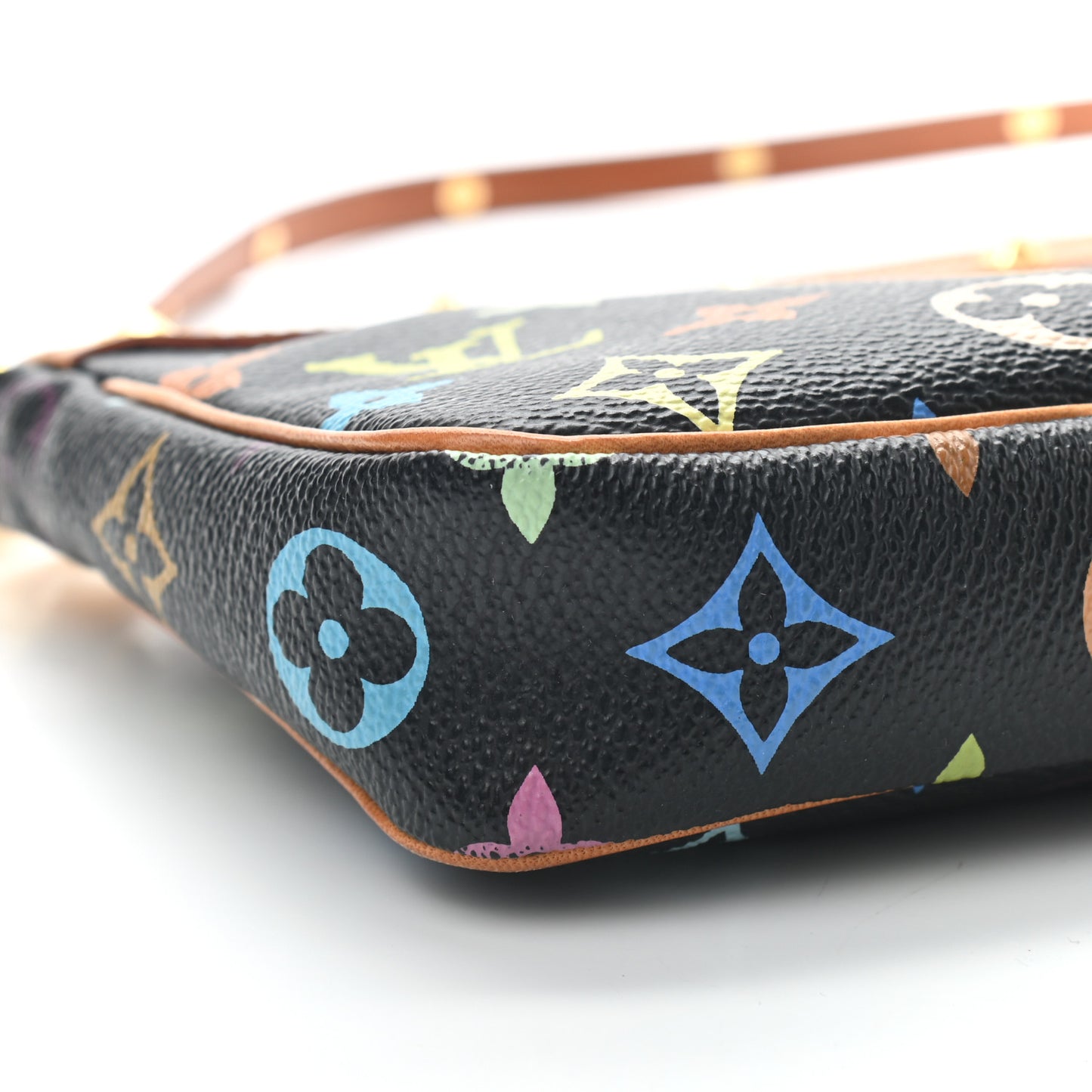 Monogram Multicolor Pochette Accessories Black