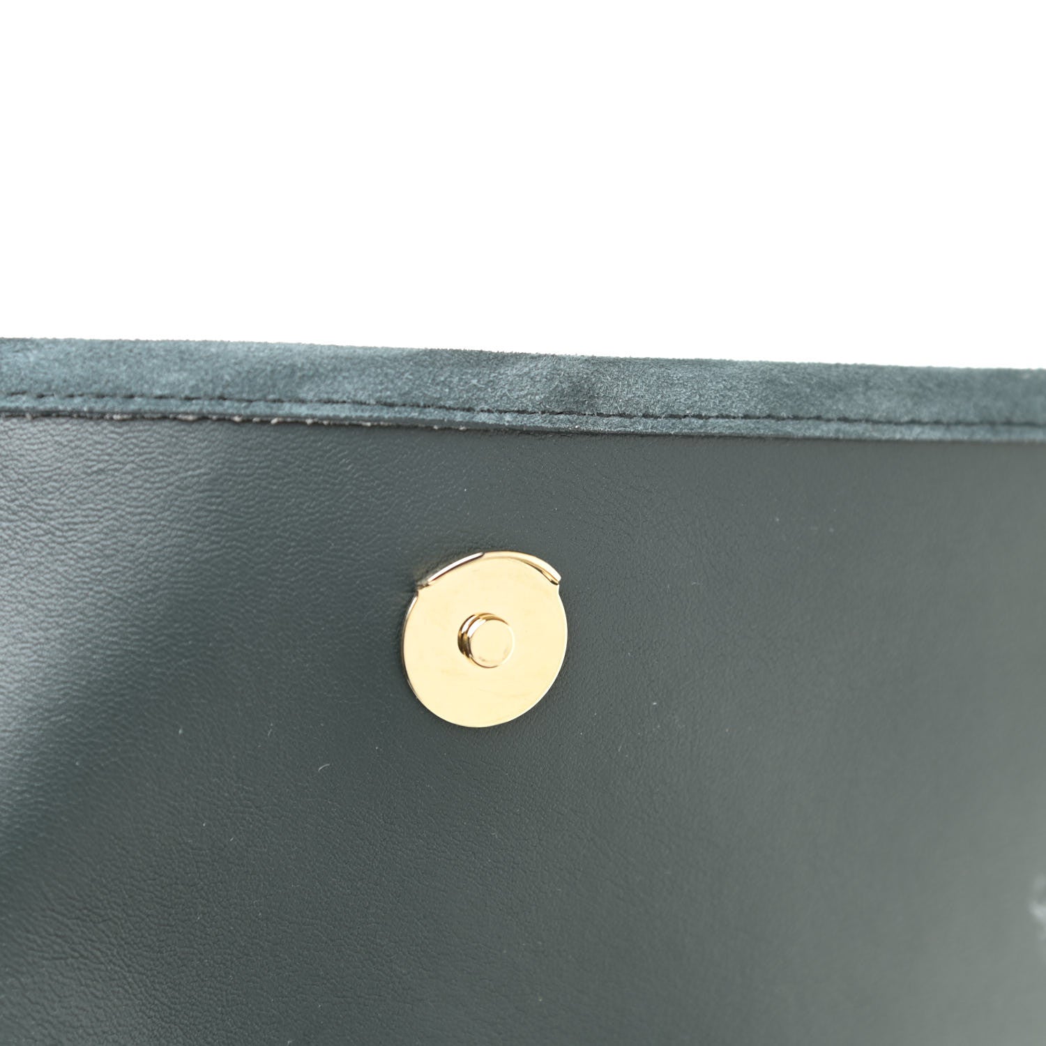 Saint Laurent Suede Monogram Medium Niki Chain Satchel Green 12 of 23