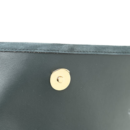 Saint Laurent Suede Monogram Medium Niki Chain Satchel Green 12 of 23