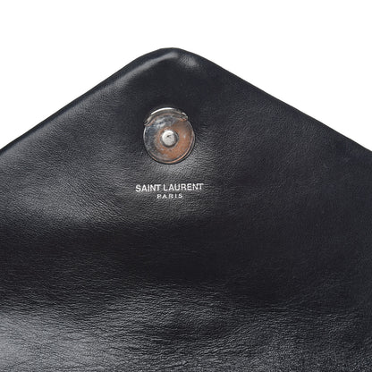 Saint Laurent Calfskin Y Quilted Monogram Medium Loulou Backpack Black 12 of 12