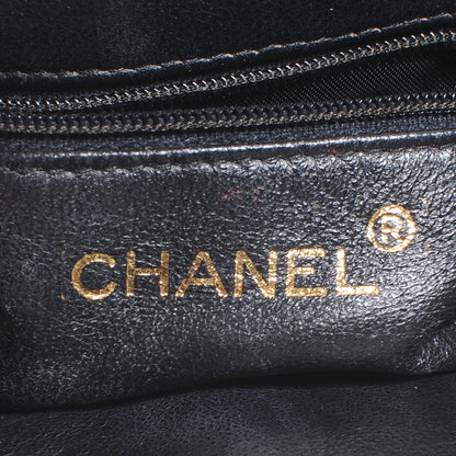 Chanel Lizard Tear Drop Evening Bag Black 6 of 8
