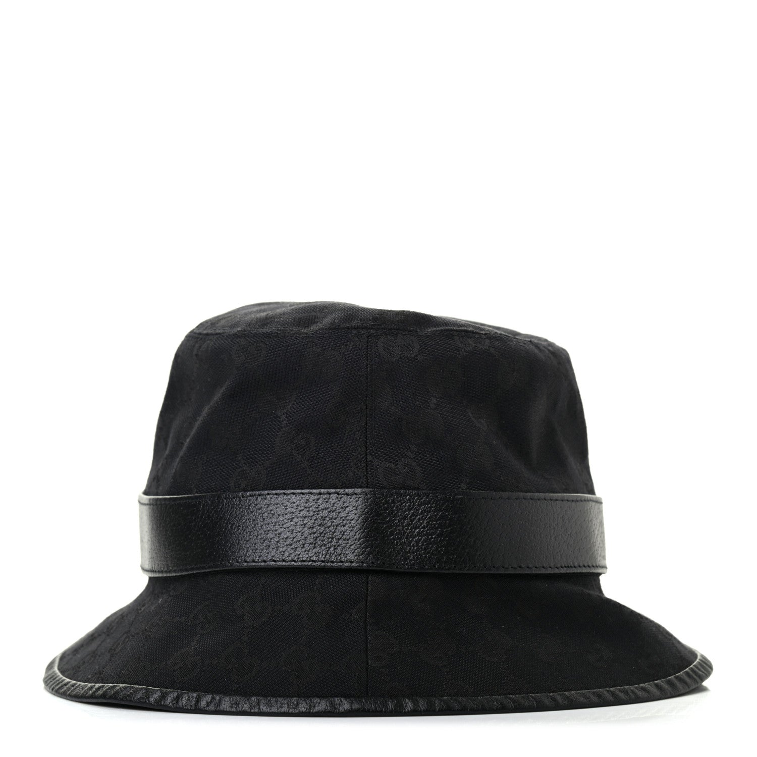 Gucci Monogram GG Canvas Fedora S Black 5 of 9