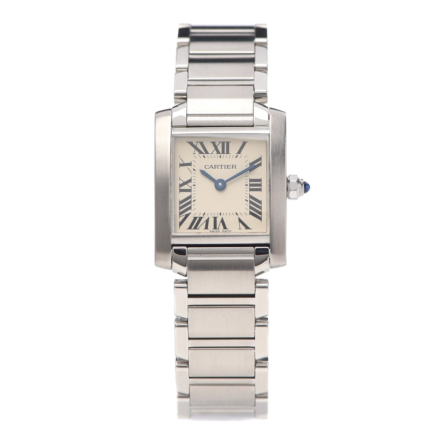 Cartier Stainless Steel 20mm Tank Francaise Quartz Watch 1 of 5