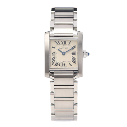 Cartier Stainless Steel 20mm Tank Francaise Quartz Watch 1 of 5