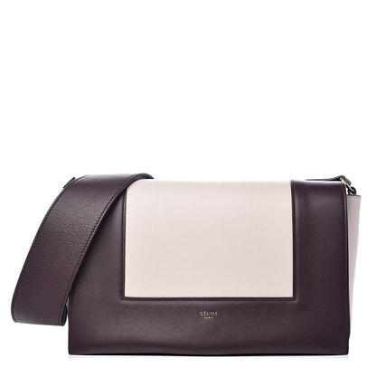 Celine Shiny Smooth Calfskin Medium Frame Shoulder Bag Velvet Desert 1 of 9