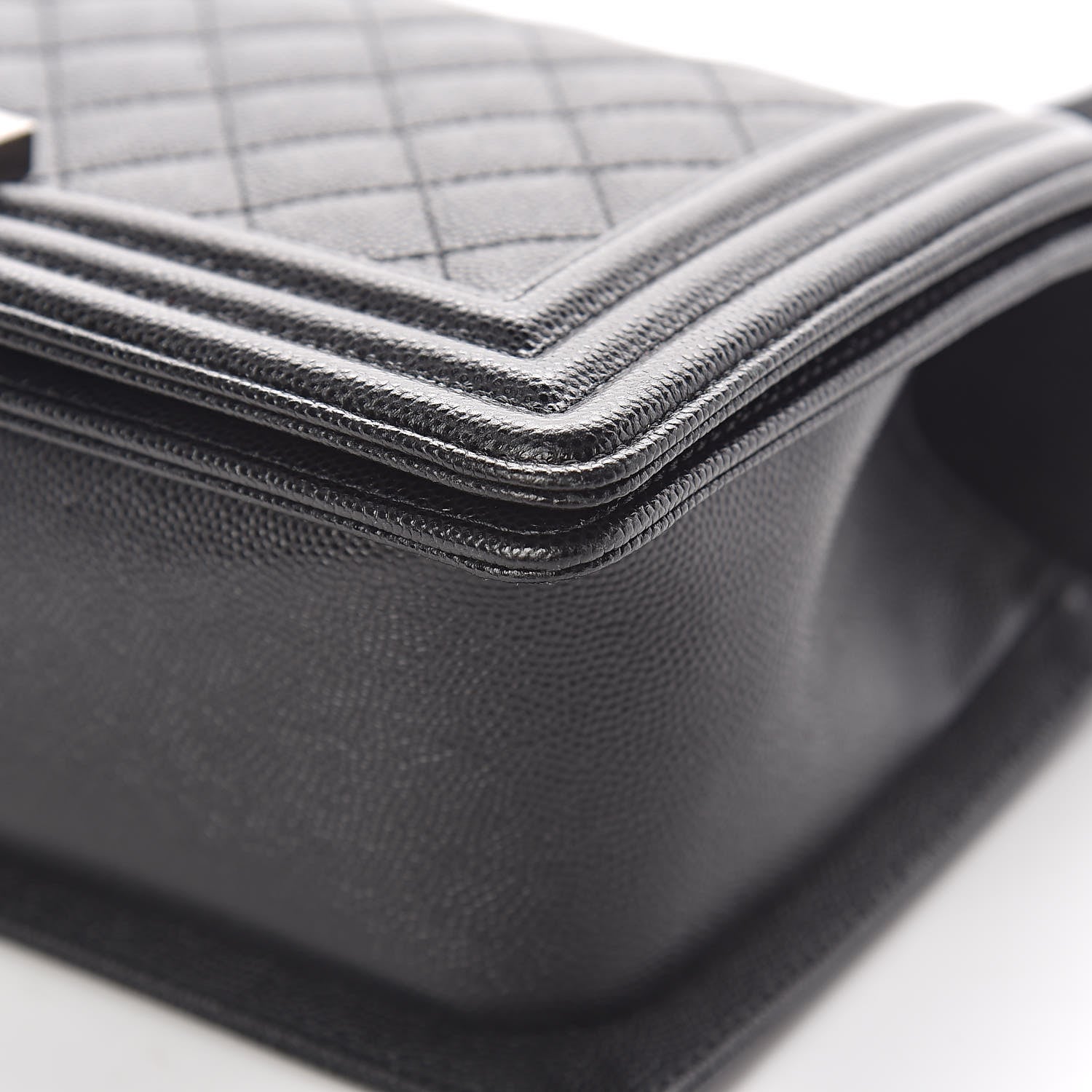 Chanel Caviar Quilted Medium Boy Flap Black 10 of 12