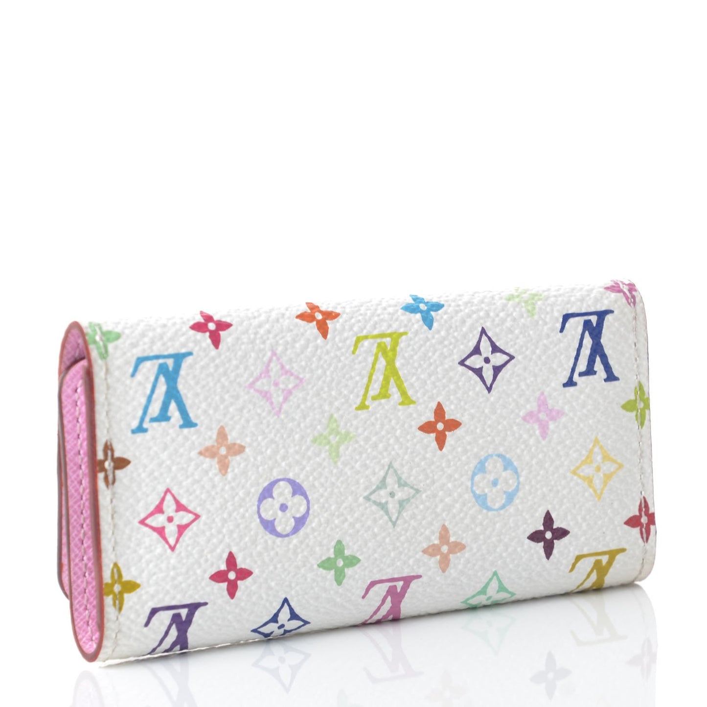 Monogram Multicolor Multicles 4 Key Holder White Litchi