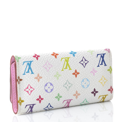 Louis Vuitton Monogram Multicolor Multicles 4 Key Holder White Litchi 4 of 10