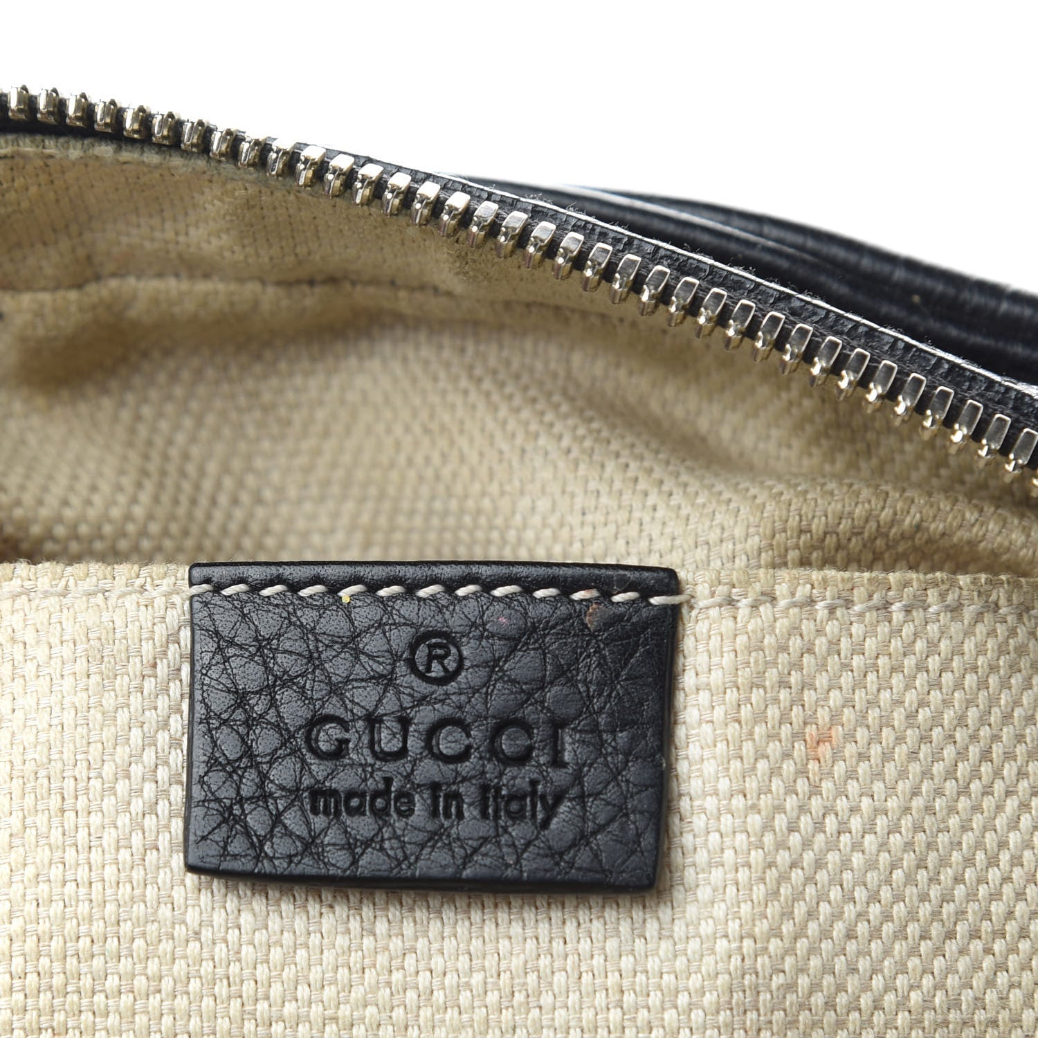 Gucci Pebbled Calfskin Small Soho Disco Bag Black 8 of 9