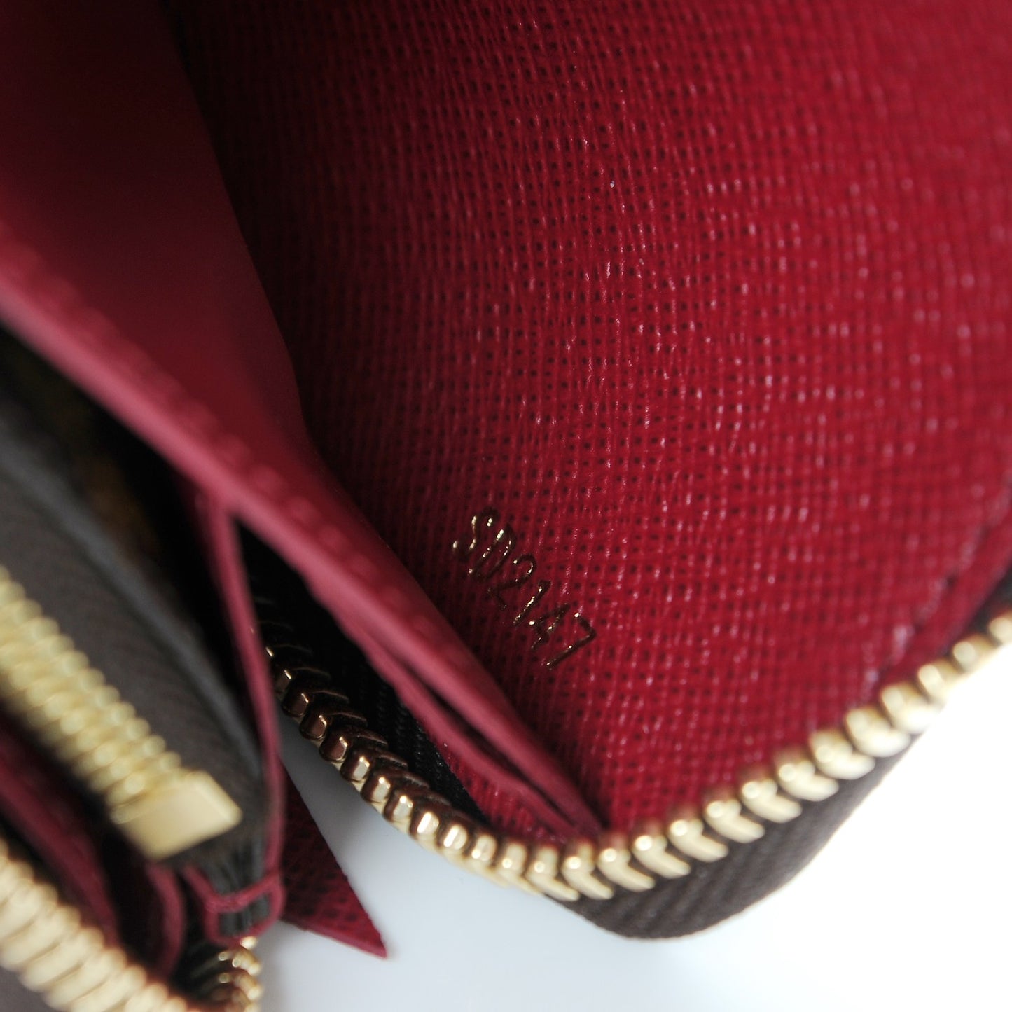 Monogram Clemence Wallet Fuchsia