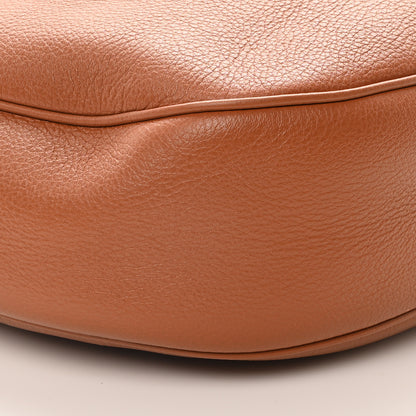 Celine Supple Calfskin Medium Triomphe Heloise Shoulder Bag Tan 9 of 10