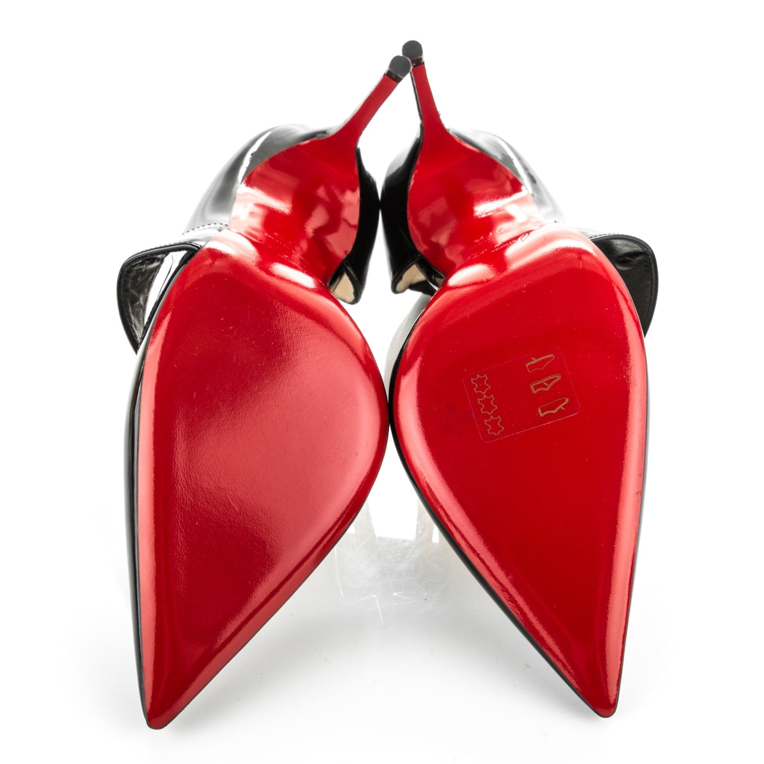 Christian Louboutin Patent Ograde 100 Pumps 37.5 Black 5 of 7