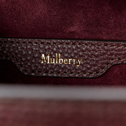 Mulberry Grain Vegetable Tanned Calfskin Small Zipped Bayswater Oxblood 6 of 13