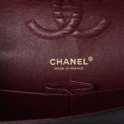 Chanel Lambskin Quilted Medium Double Flap Black 8 of 12