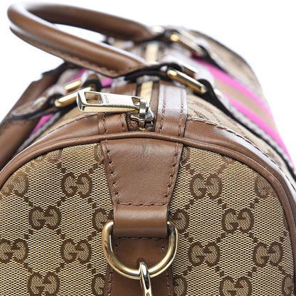 Gucci Monogram Vintage Web Medium Boston Maple Brown 16 of 18
