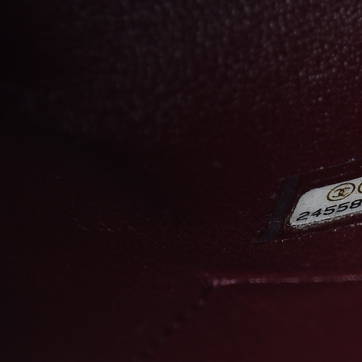 Caviar Lizard Quilted Medium Coco Handle Flap Burgundy