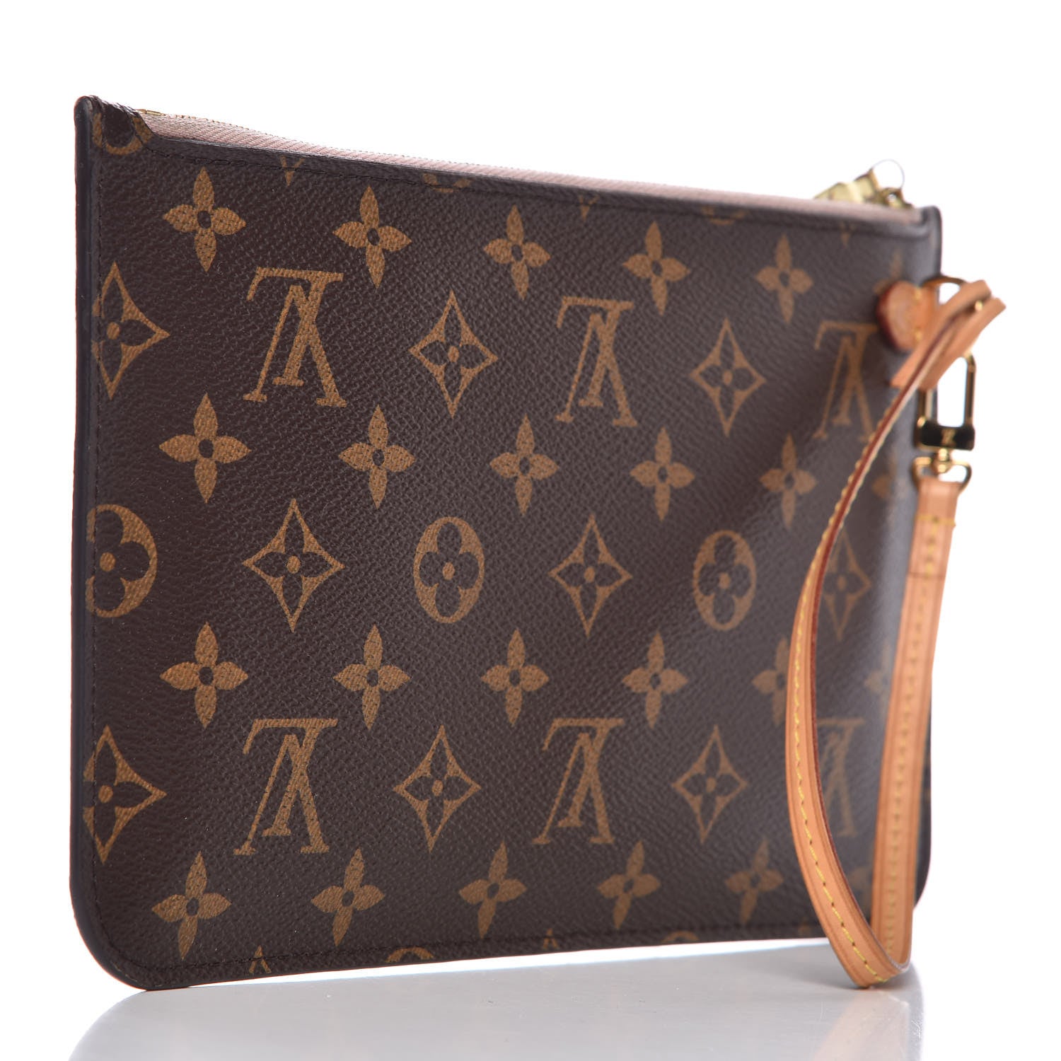 Louis Vuitton Monogram Neverfull MM GM Pochette Rose Ballerine 3 of 12