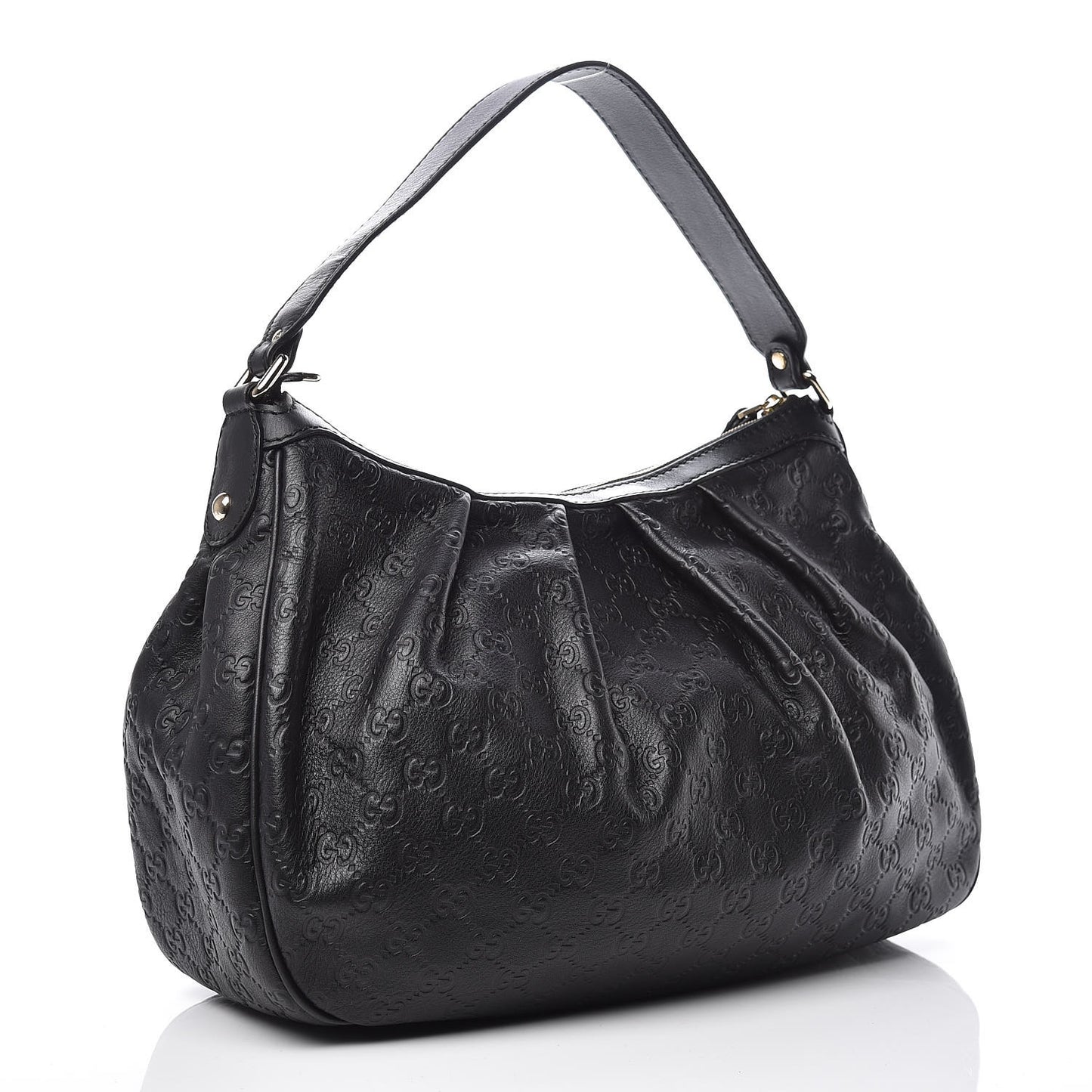 Guccissima Medium Sukey Hobo Black