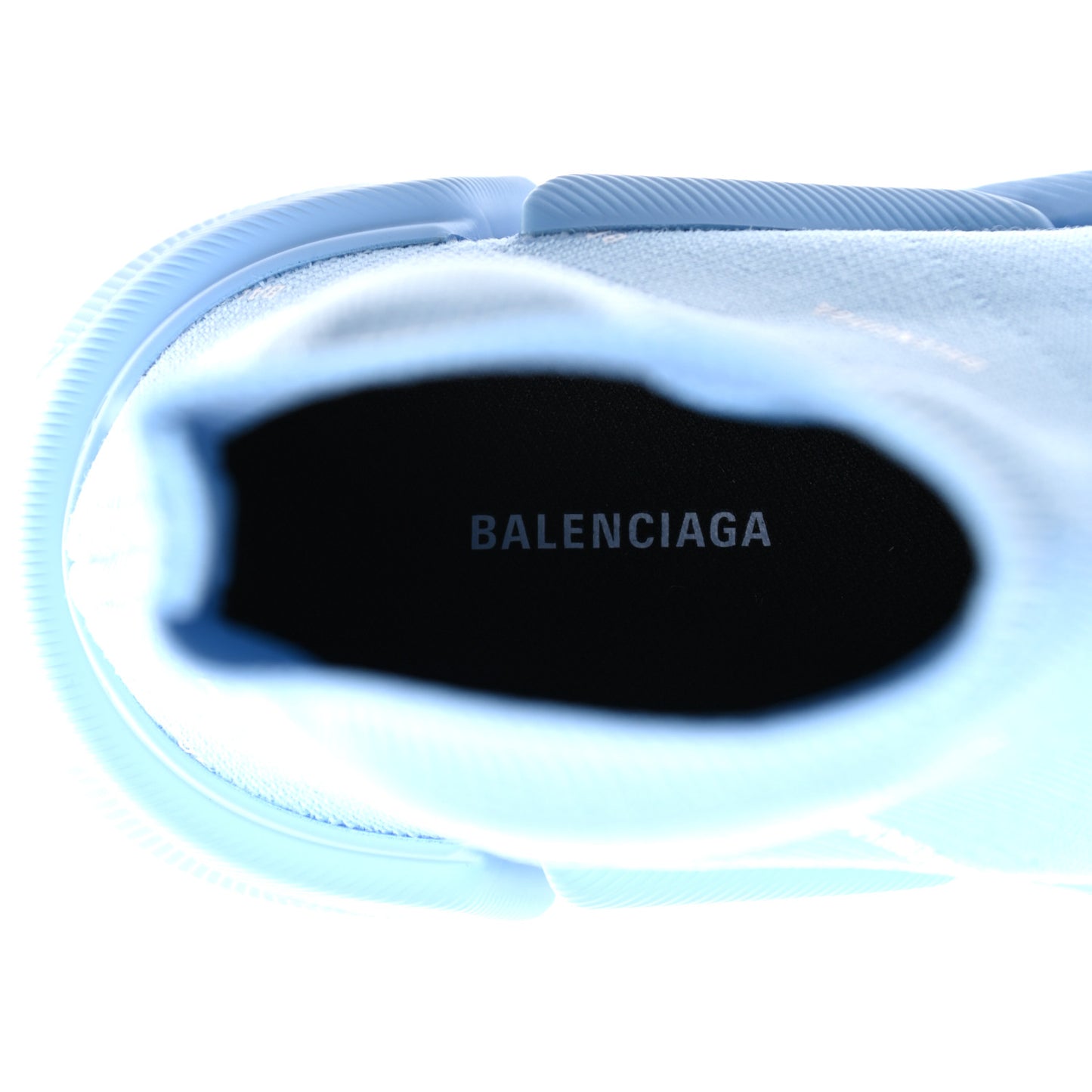 Technical 3D Recycled Knit Allover Logo Womens Speed 2.0 Sneakers 39 Soft Blue White