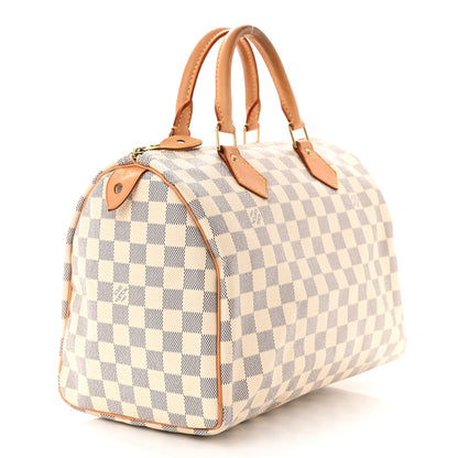 Louis Vuitton LOUIS VUITTON Damier Azur Speedy 30 3 of 10