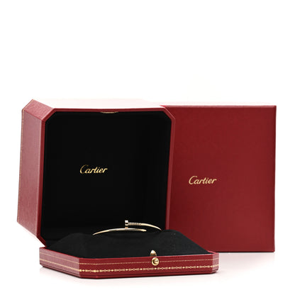 Cartier 18K Yellow Gold Small Juste Un Clou Bracelet 17 4 of 4