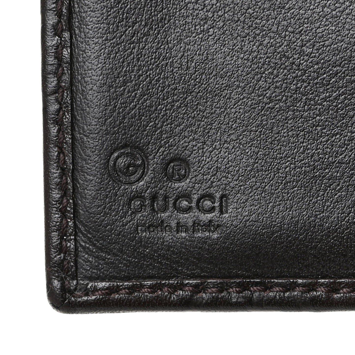 Guccissima Bi-Fold ID Wallet Black