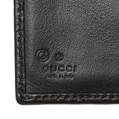 Gucci Guccissima Bi-Fold ID Wallet Black 7 of 10