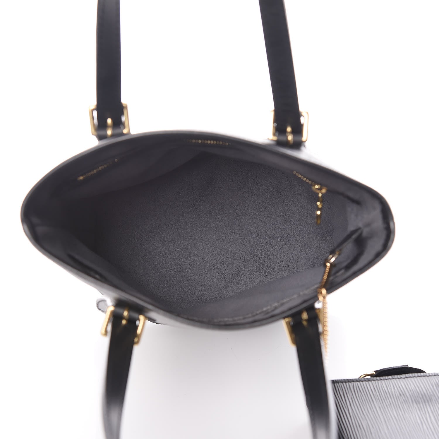 Louis Vuitton Epi Petit Bucket 23 Black 6 of 10