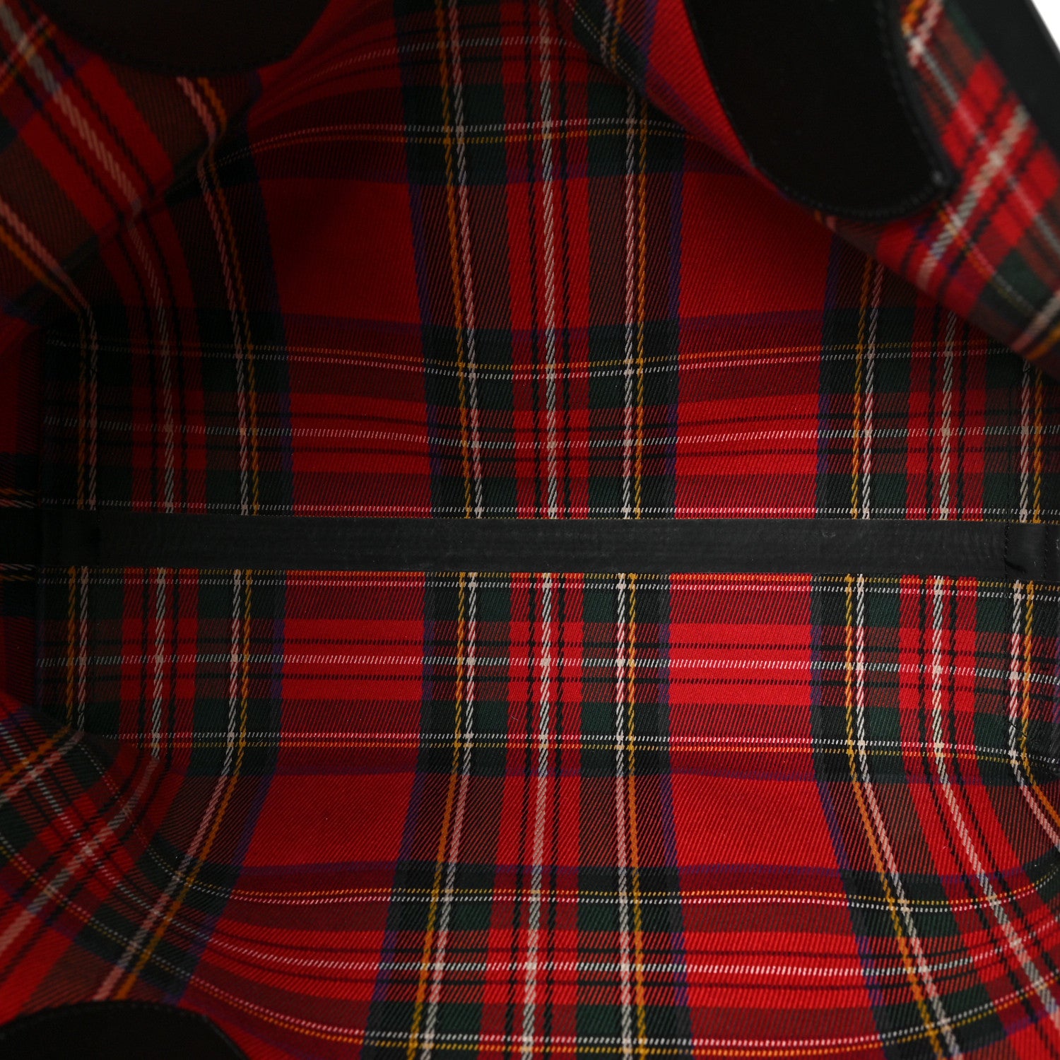 Burberry Vintage Check Medium The Giant Reversible Tote Antique Yellow Bright Red 5 of 9