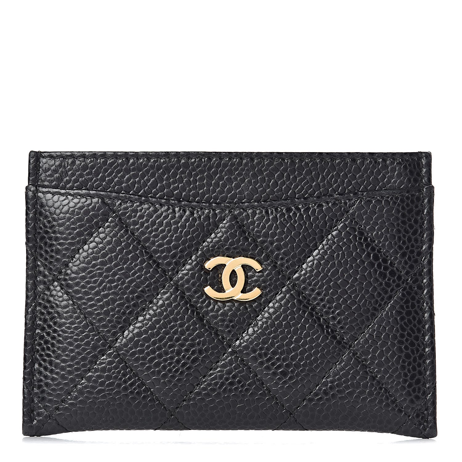 Chanel Caviar Quilted Card Holder Black 1 of 8