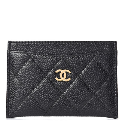Chanel Caviar Quilted Card Holder Black 1 of 8