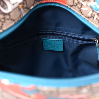 Gucci GG Supreme Monogram Space Cats Childrens Backpack 7 of 8