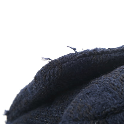 Chanel Tweed Quilted Maxi Chanel 19 Flap Navy 5 of 6