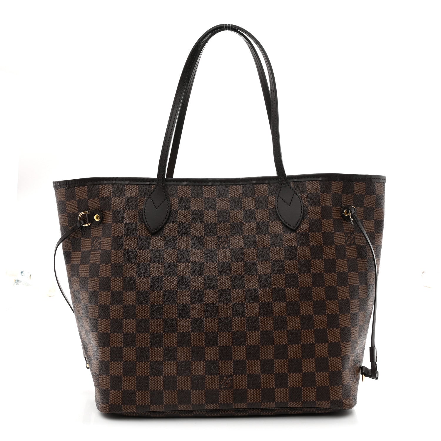 Louis Vuitton Damier Ebene Neo Neverfull MM Rose Ballerine 1 of 25