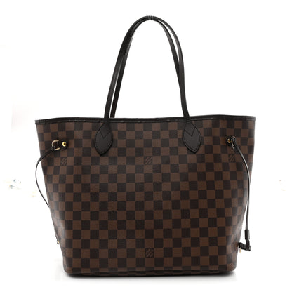 Louis Vuitton Damier Ebene Neo Neverfull MM Rose Ballerine 1 of 25