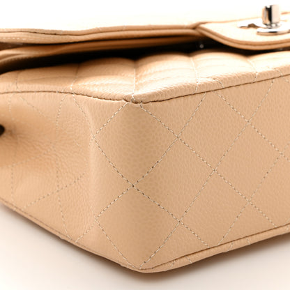 Chanel Caviar Quilted Small Double Flap Beige 9 of 10