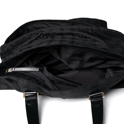 Chanel Nylon Large Travel Tote Black 7 of 13