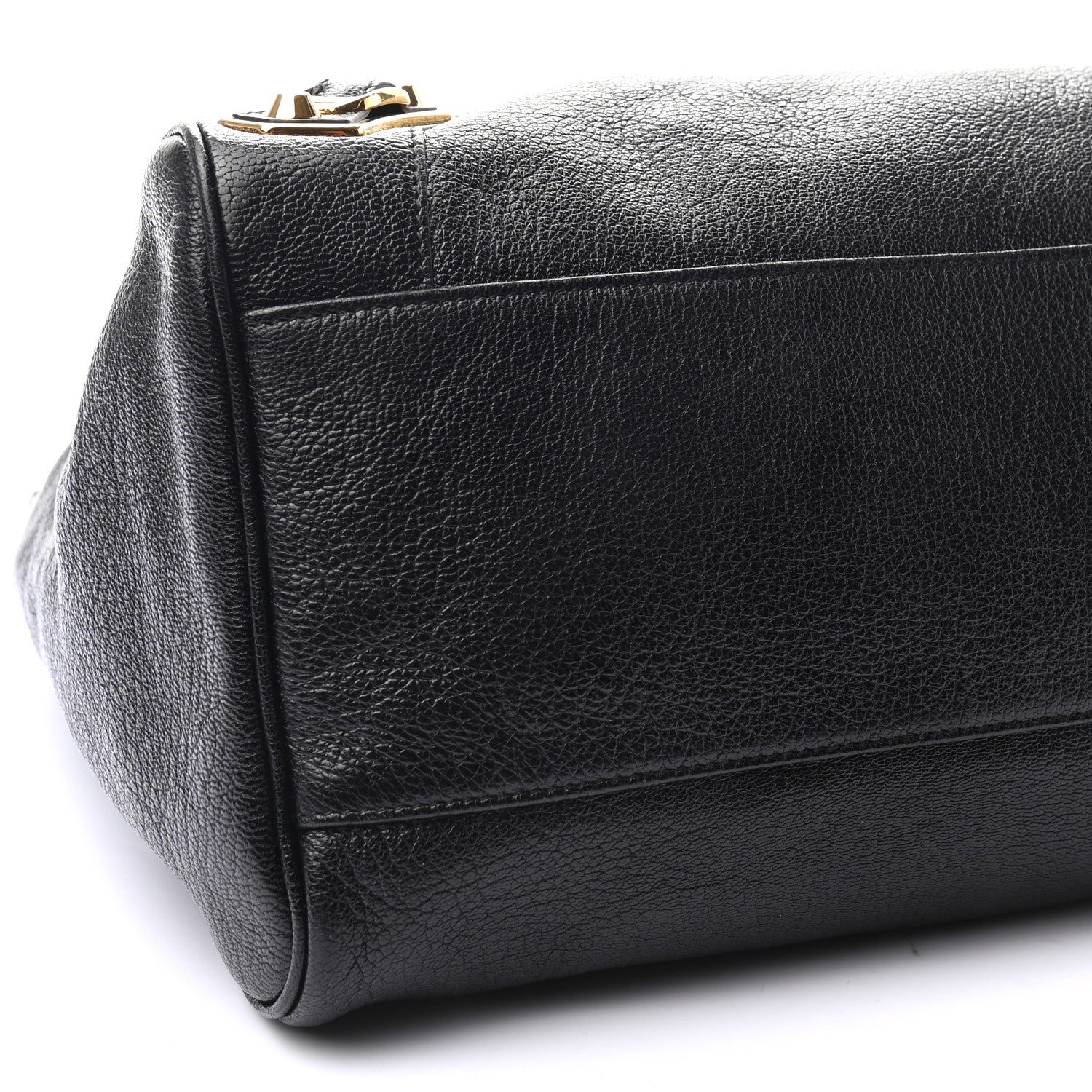 Balenciaga Chevre Gold Metallic Edge Hardware Velo Black 7 of 8