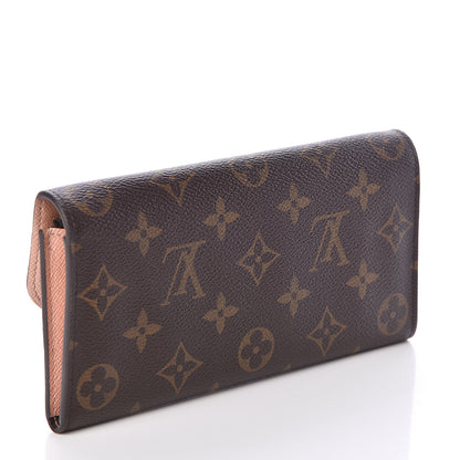 Louis Vuitton Monogram Emilie Wallet Rose Nacre 3 of 6