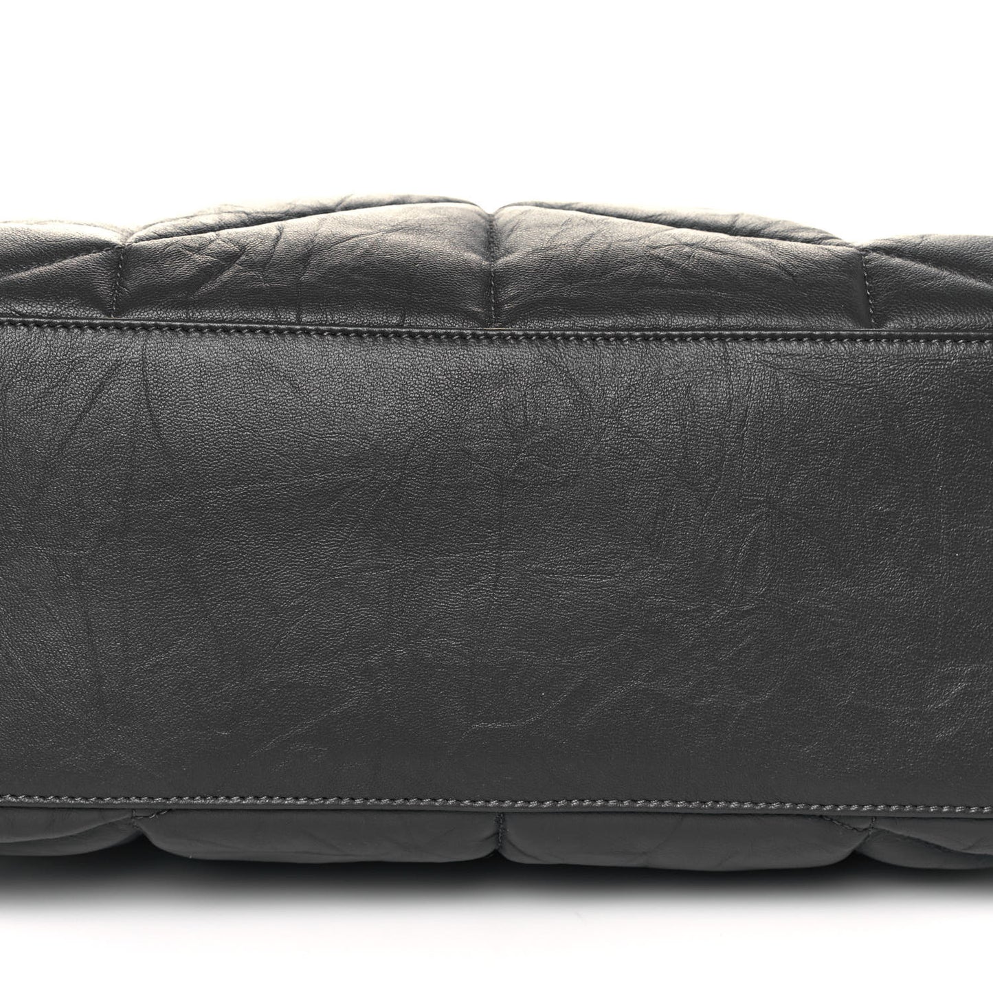 Calfskin Quilted Medium Loulou Puffer Monogram Chain Satchel Storm