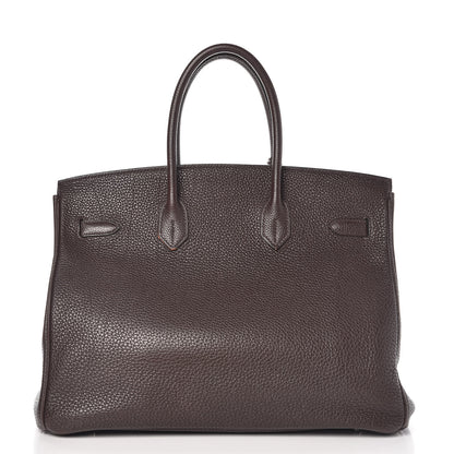 Hermes Togo Birkin 35 Chocolate 4 of 48