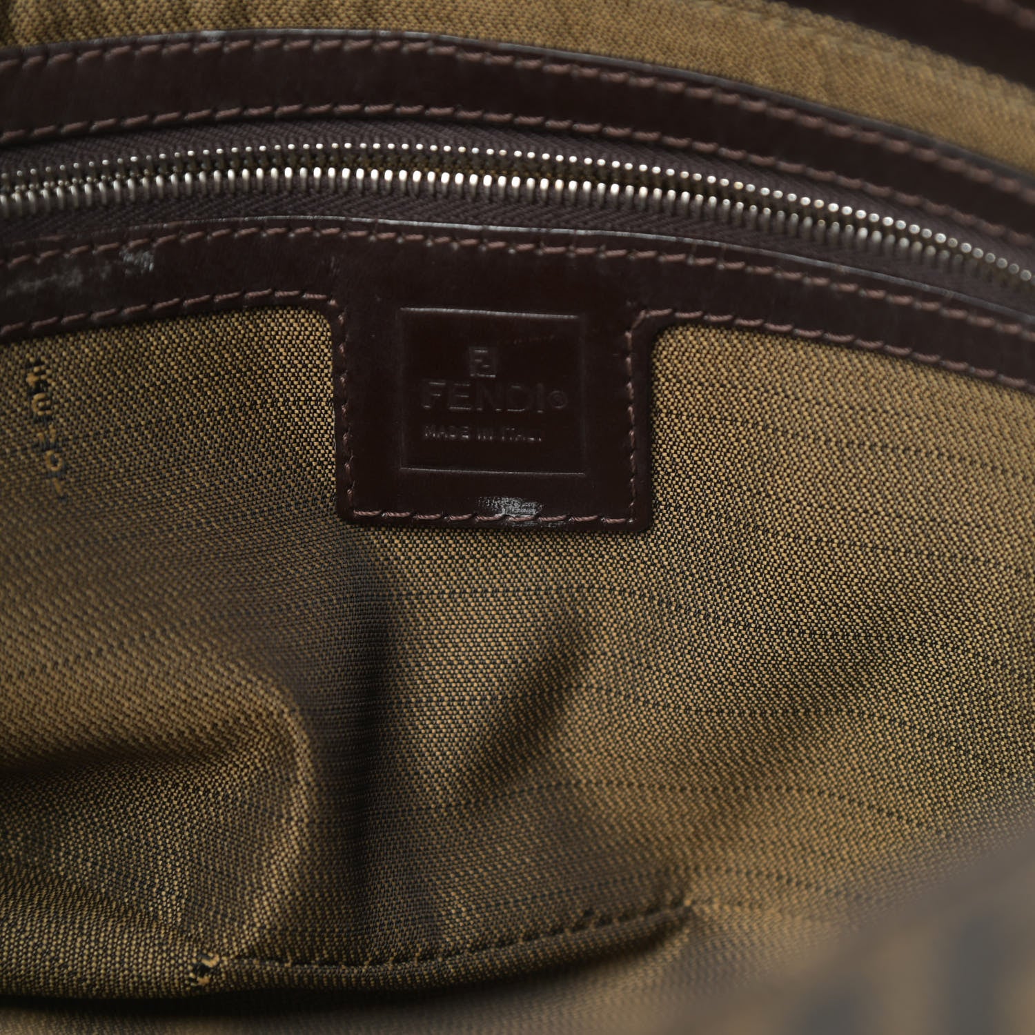 Fendi Zucca Shoulder Bag Tobacco 12 of 14