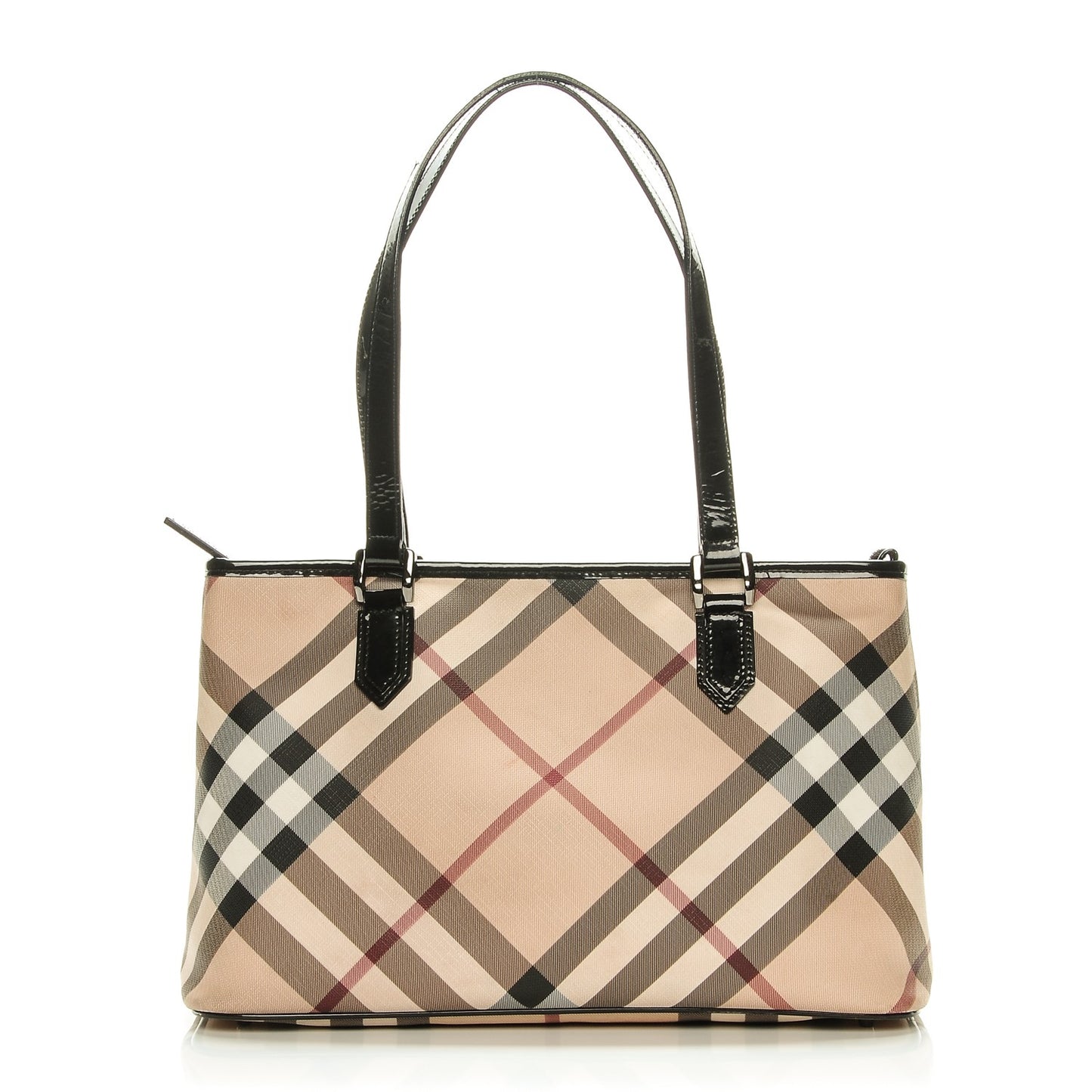 Nova Check Medium Tote Black